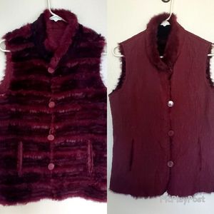 Diane Rosh fur reversible vest